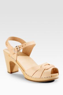 Swedish Hasbeens Peep-toe Sandals - Lyst