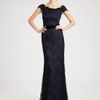 Tadashi Shoji Lace Off The Shoulder Gown in Blue (midnight) - Lyst