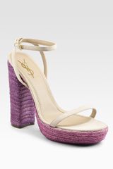 Yves Saint Laurent Gipsy Suede Sandals
