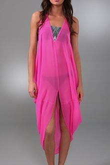 Mara Hoffman Embroidered Dashiki Cover Up - Lyst