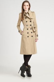 Burberry Prorsum Double-breasted Trenchcoat - Lyst