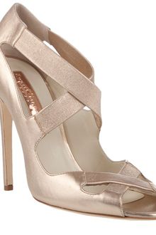 Rupert Sanderson Mist Metallic Leather Sandals - Lyst