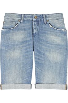 Aubin & Wills Denim Cut-off Shorts - Lyst