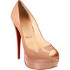 Christian Louboutin Lady Peep in Beige (nude) - Lyst