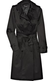 Burberry Prorsum Cotton-sateen Trench Coat - Lyst