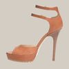 Jimmy Choo Double Buckle Anklewrap Sandal in Brown (tan vachetta) - Lyst