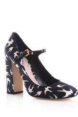 Miu Miu Swallow Satin Pumps