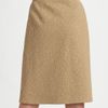 Yves Saint Laurent Cotton/wool Cropped Top in Beige - Lyst