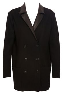 Bottega Veneta Jacket with Leather Trim - Lyst