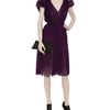 Bottega Veneta Dress with Embroidered Shoulders in Purple - Lyst