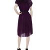 Bottega Veneta Dress with Embroidered Shoulders in Purple - Lyst
