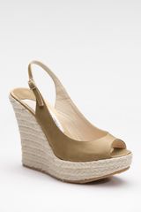 Jimmy Choo Polar Espadrille Wedge Slingbacks