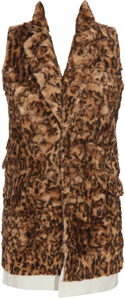  Phyllis Leopard Print Gilet 