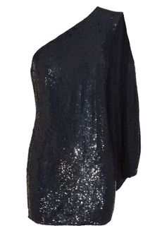Ashish Sequined Mini-dress with Scarf - Lyst