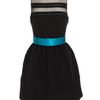 Jason Wu Pin Tuck Pleat Dress with Belt in Black - Lyst