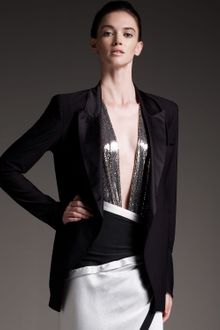 Donna Karan New York Tuxedo Jacket - Lyst