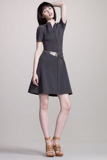 Lanvin Zip-front A-line Skirt - Lyst