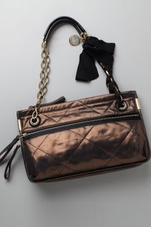 Lanvin Metallic Amalia Shoulder Bag, Bronze - Lyst