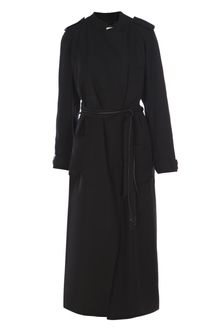Acne Silk Trench Coat - Lyst