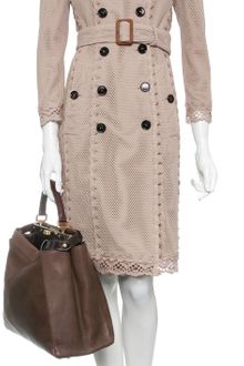 Burberry Prorsum Crochet Trench Coat - Lyst