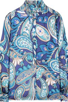 See By Chloé Print Silk Blouse - Lyst