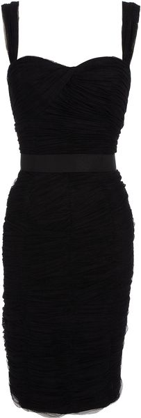 Dolce & Gabbana Tulle Corseted Dress - Lyst