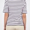 Farhi By Nicole Farhi Breton Pastel Stripe Tee in White (pink) - Lyst