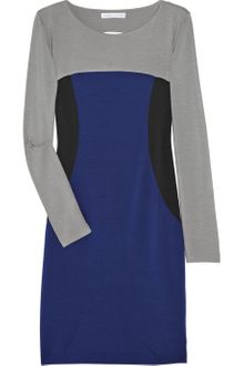 Jonathan Saunders Lunain Block-color Jersey Dress - Lyst