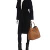 Max Mara Belted Coat in Black - Lyst