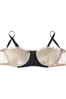 Kiki De Montparnasse Muse Corselette Silk-blend Bra - Lyst