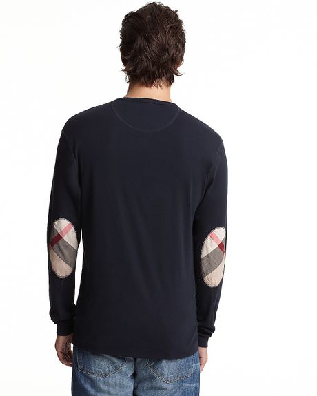 men's shirt with elbow patches