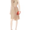 Giambattista Valli Silk Blend Dress in Beige (nude) - Lyst