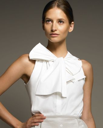 Jason Wu Bow-neck Blouse - Lyst