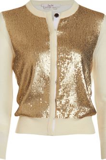 L'Wren Scott Classic Sequin Cardigan - Lyst