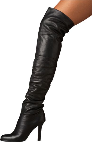 leather otk boots