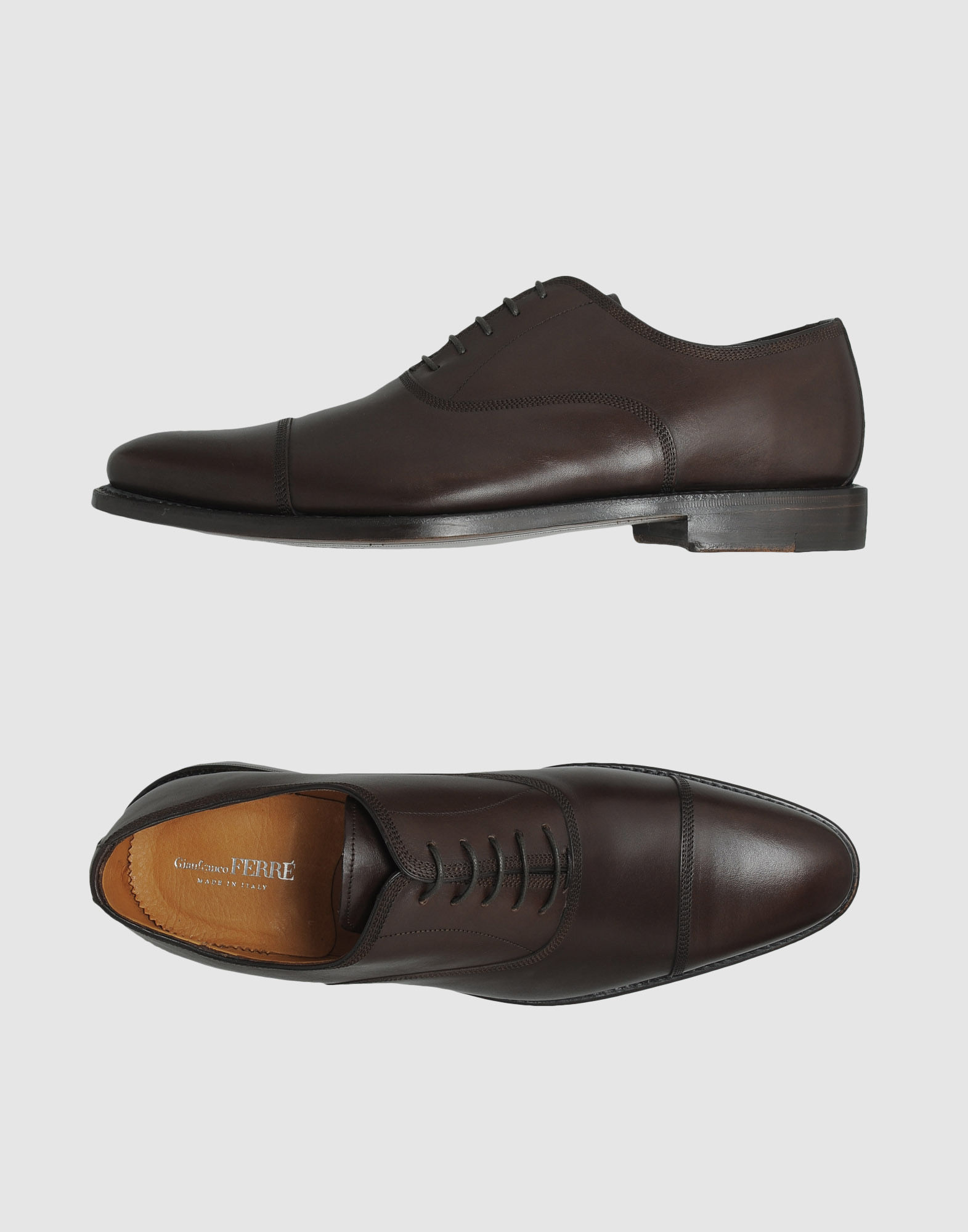 Gianfranco Ferré Laced Shoes in Brown for Men Lyst