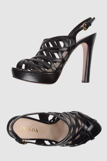 Prada Platform Sandals - Lyst
