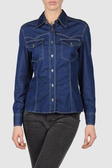 Versace Jeans Couture Denim Shirt - Lyst