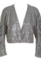 Dries Van Noten Randy Hand-embellished Silk Bolero Jacket