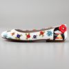 Marc By Marc Jacobs Miss Marc Flower Ballet Flats in White - Lyst