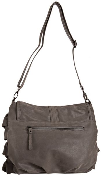 Big Buddha Grey Fabric Daisy Convertible Shoulder Bag in Gray (grey