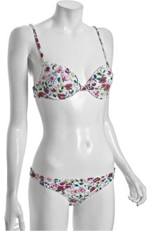 Dolce & Gabbana Floral Printed Underwire Cup Bikini - Lyst