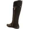 Fendi Black Zucca Canvas and Patent Leather Flat Boots in Black - Lyst