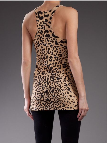 leopard print vest top uk