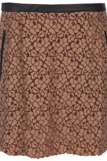 Jo No Fui Floral Lace Mini Skirt - Lyst