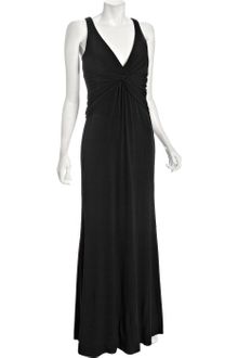 Laundry By Shelli Segal Jersey V-neck Long Dress - Lyst