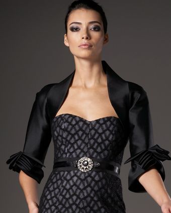 Redux Charles Chang-lima Shaped Zibeline Bolero - Lyst