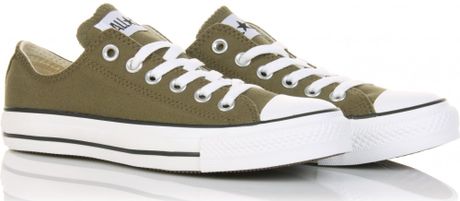 chuck converse olive taylor low star