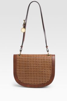 Stella McCartney Braided Faux Vachetta Shoulder Bag - Lyst
