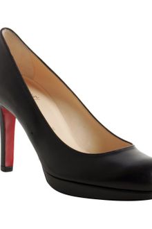 Christian Louboutin Black Leather New Simple Pumps - Lyst